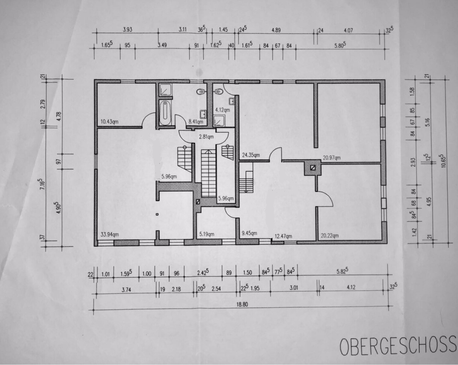 Grundriss Obergeschoss