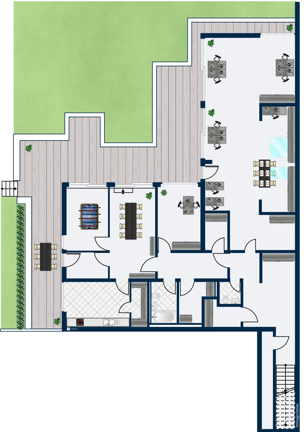 Grundriss Gartengeschoss