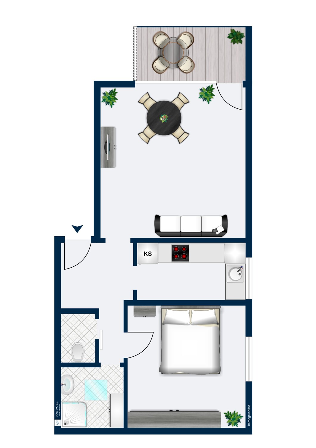 2-Zimmer-Wohnung im Klosterviertel – hochwertig renoviert in bester Innenstadtlage