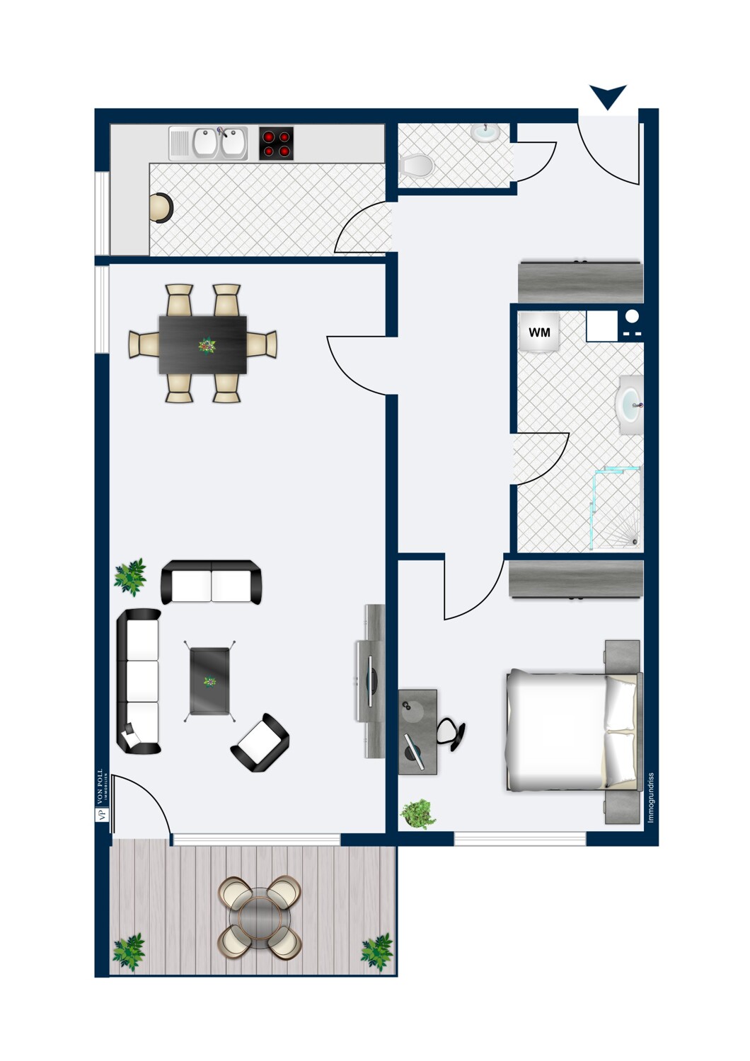 Illustration Grundriss Illustration Grundriss