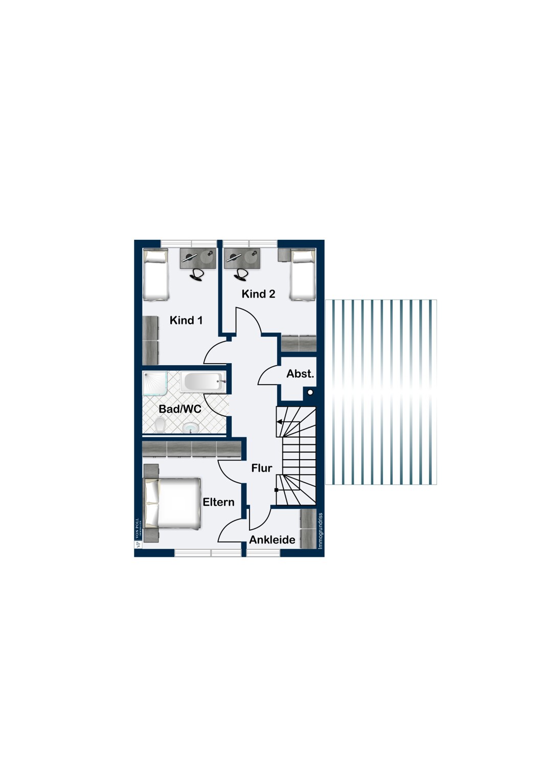 Grundriss Obergeschoss