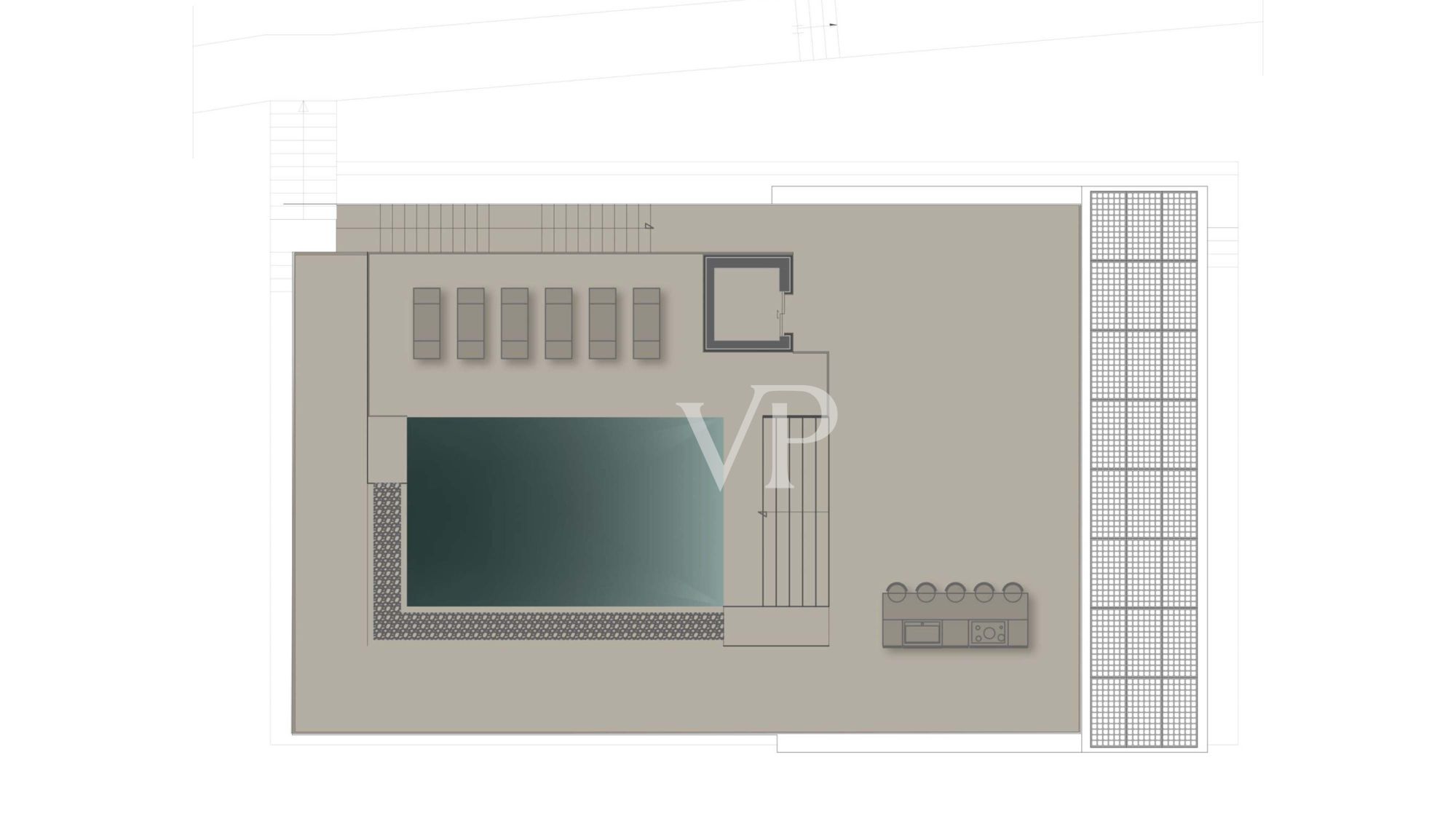 Dachterrasse / Solarium