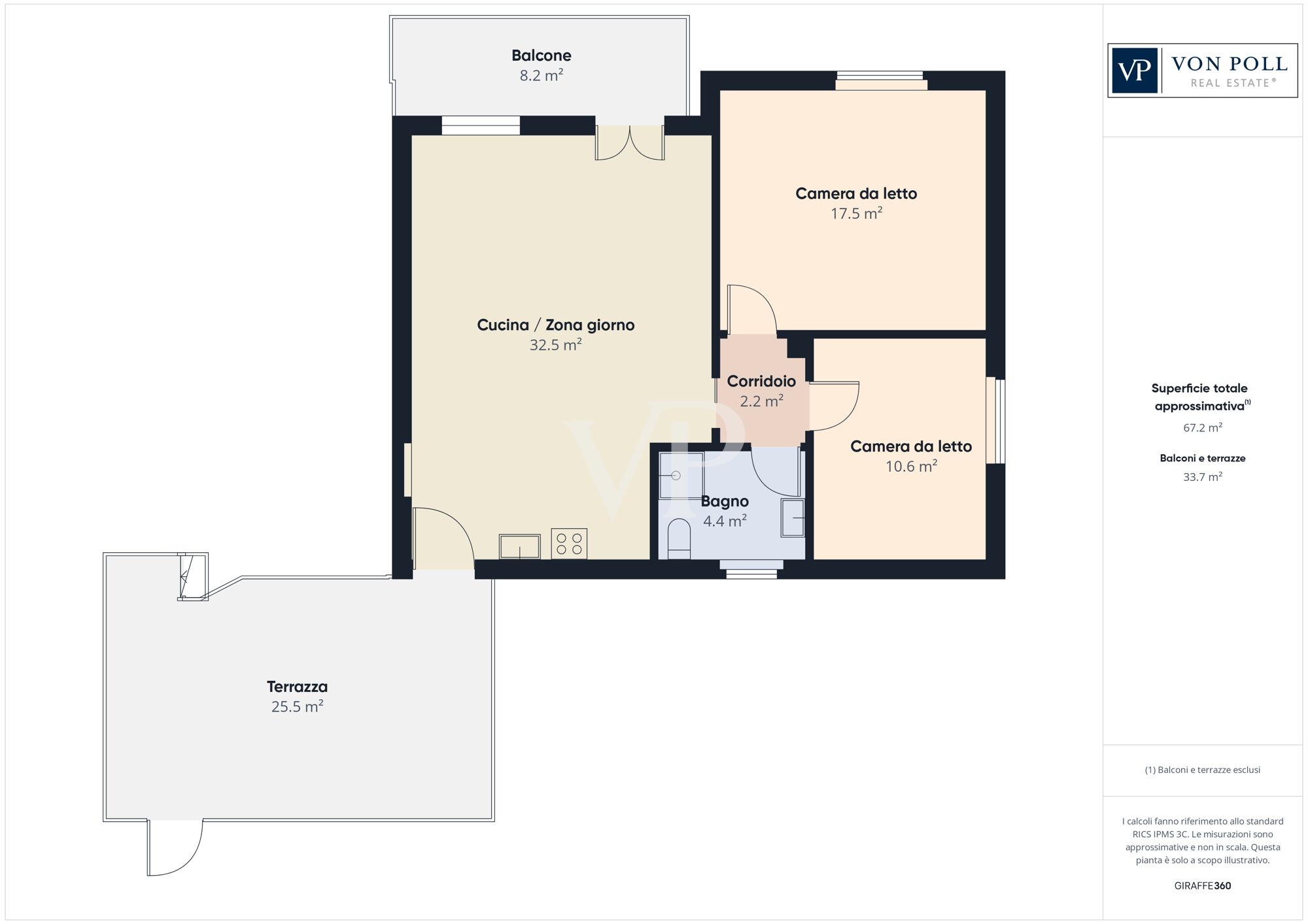 Colà di Lazise - Elegante trilocale con piscina e vista panoramica