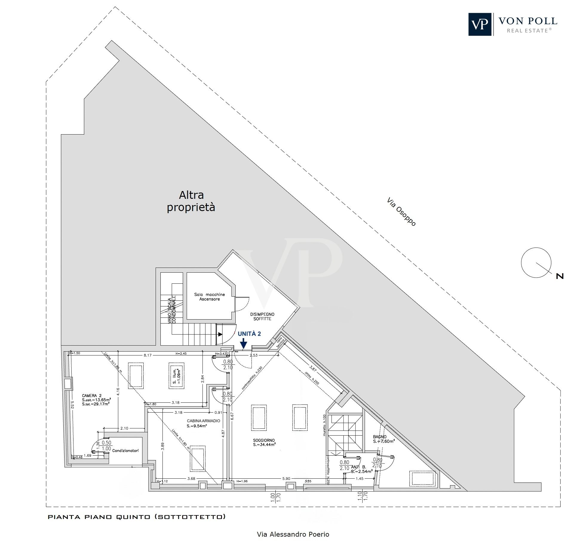 Planimetria 5° piano