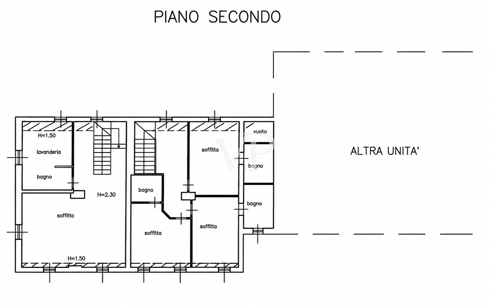 PLANIMETRIA PIANO SECONDO
