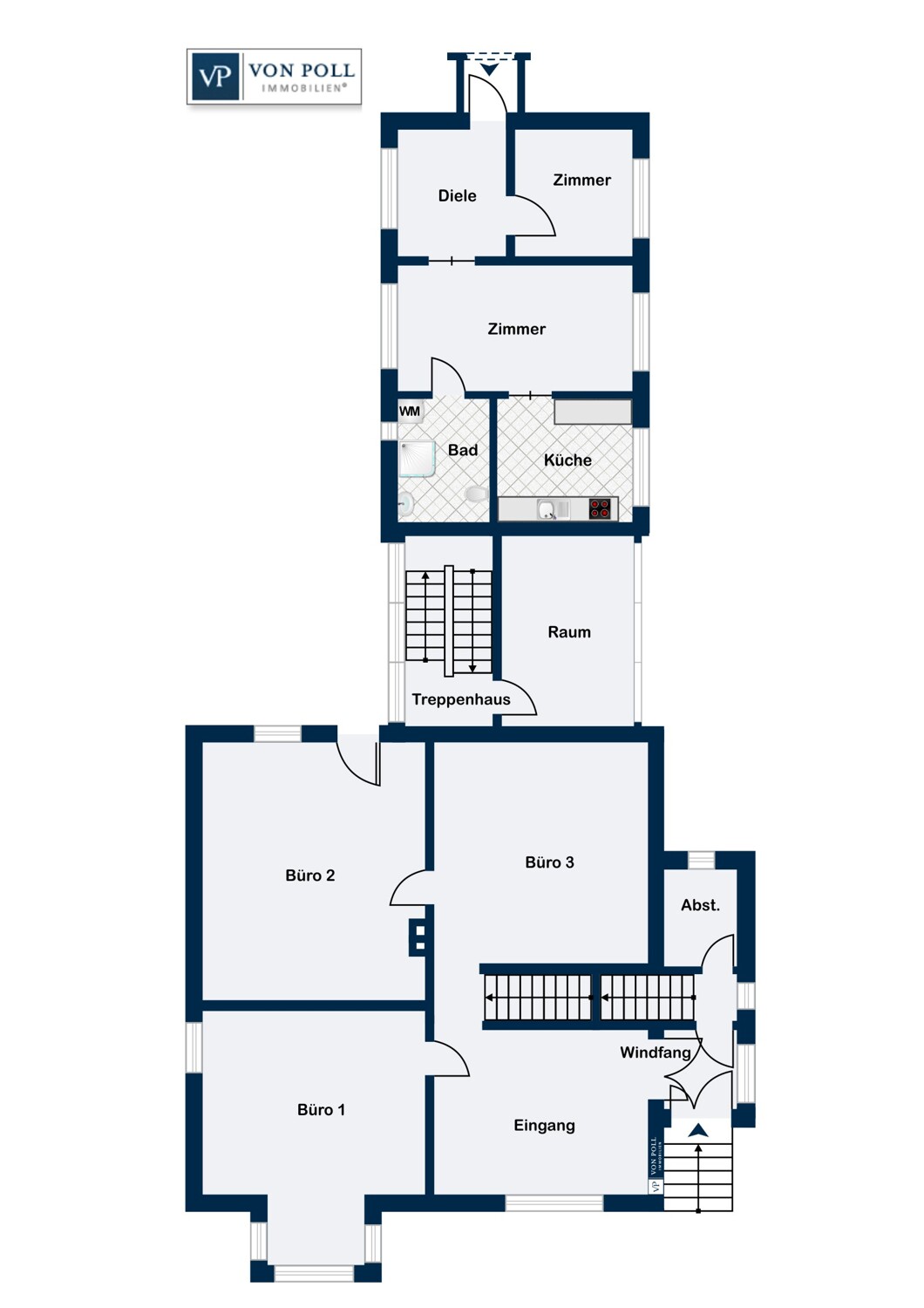 Villa EG, Anbau OG