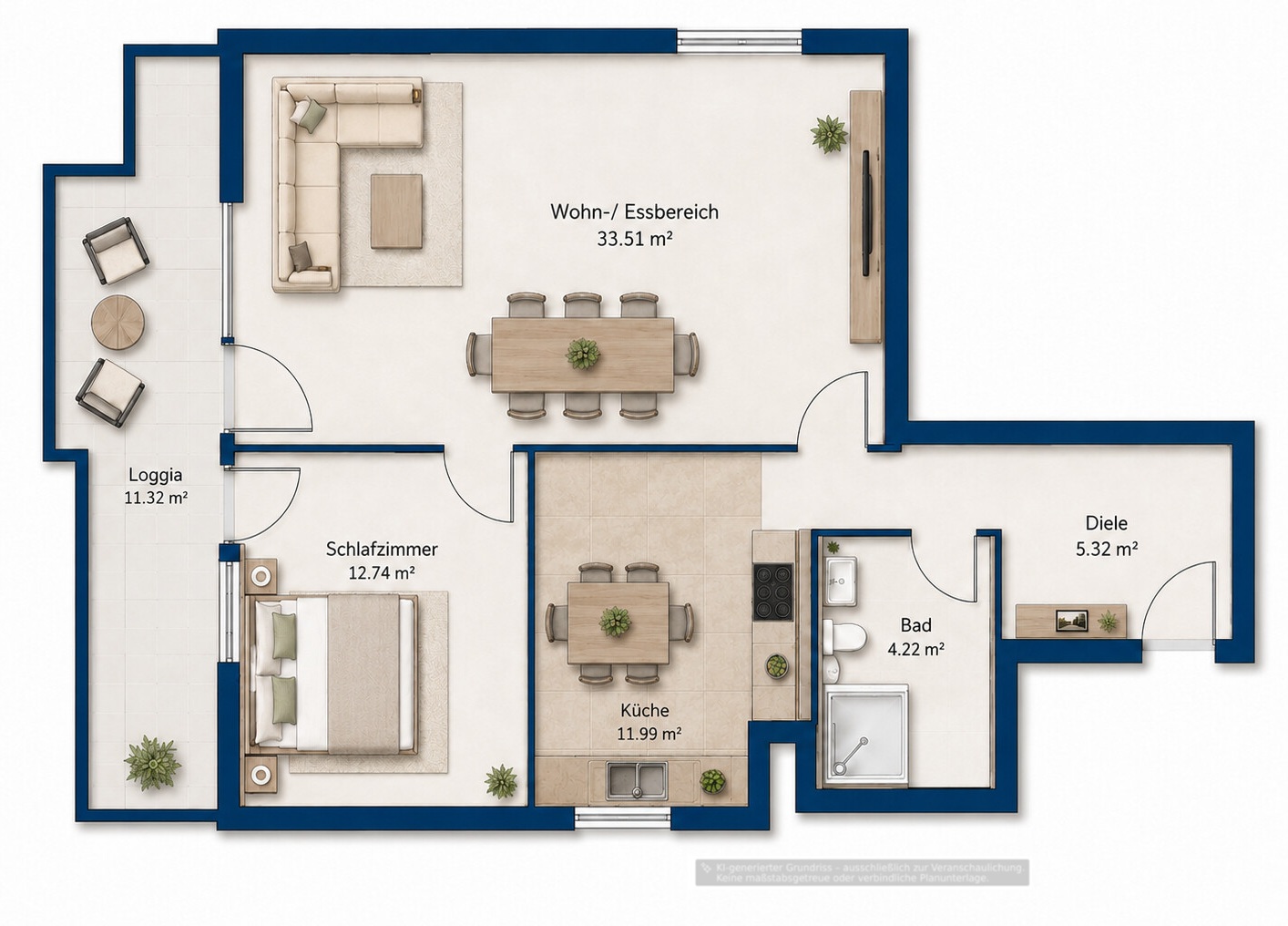Grundriss Whg 101