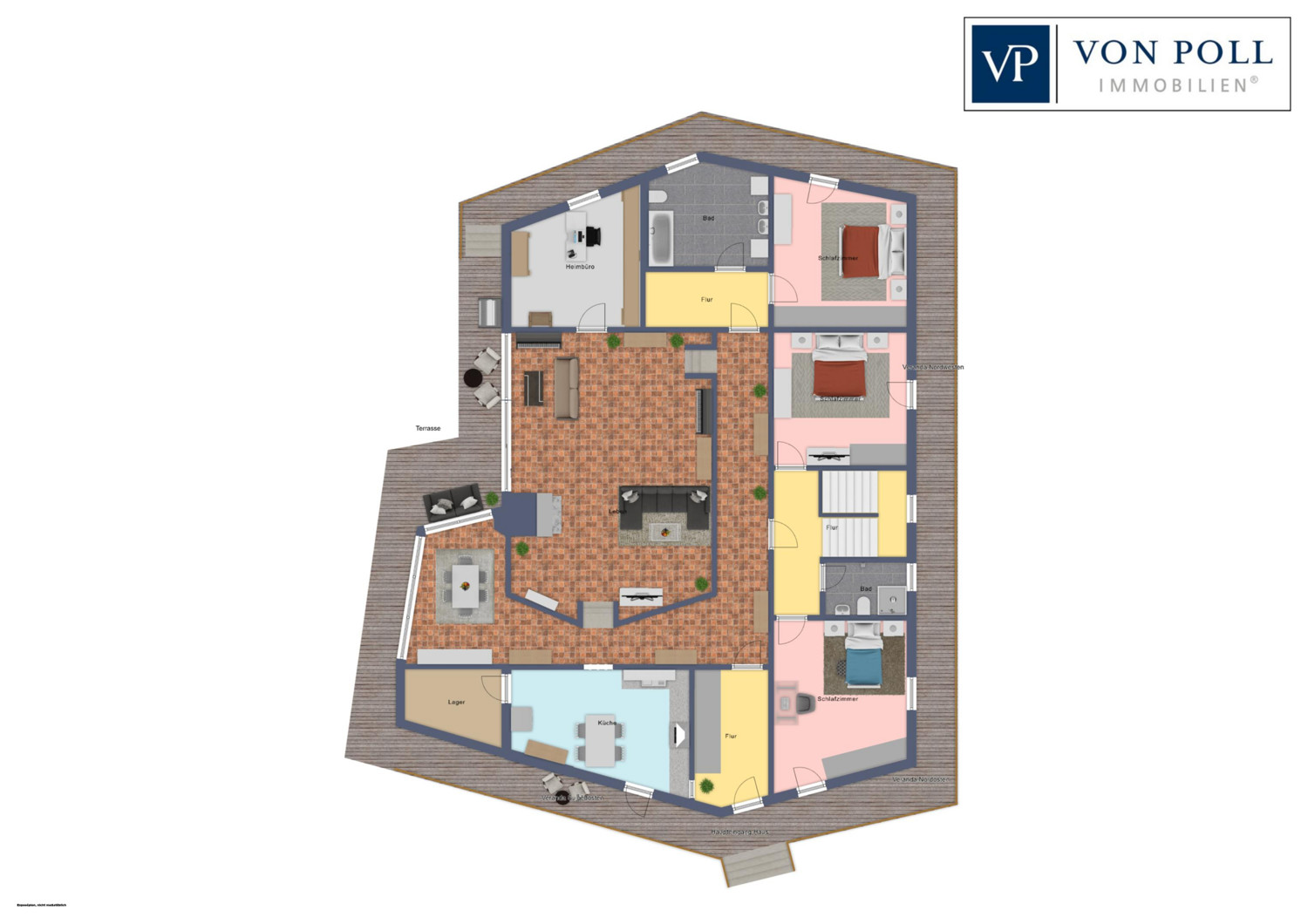 Grundriss EG mit Veranda Grundriss EG mit Veranda