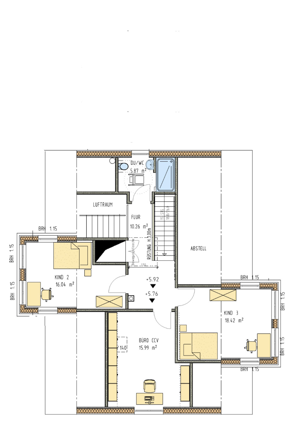Spitzboden Grundriss