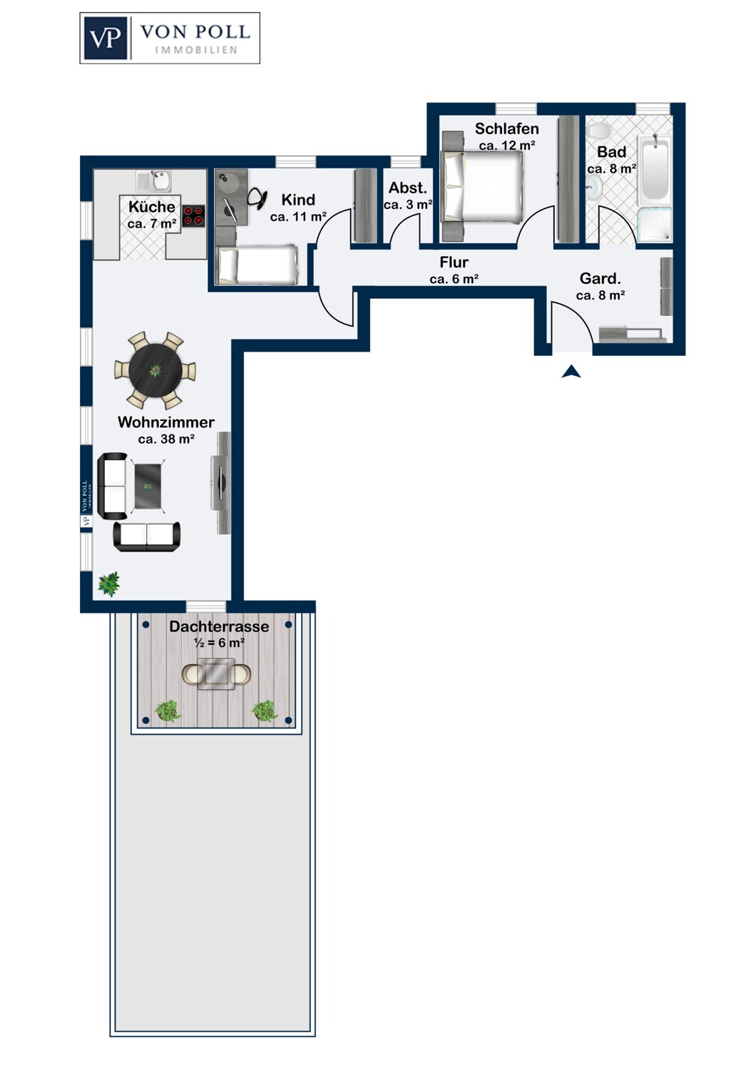 Grundriss Wohnung