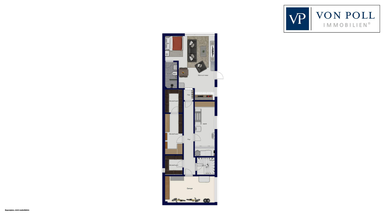 Einliegerwohnung im Souterrain