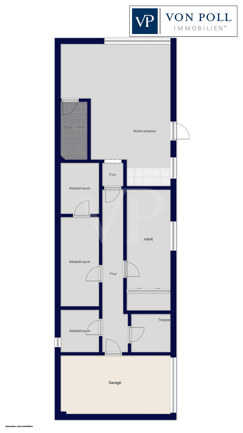 Grundriss des Untergeschosses