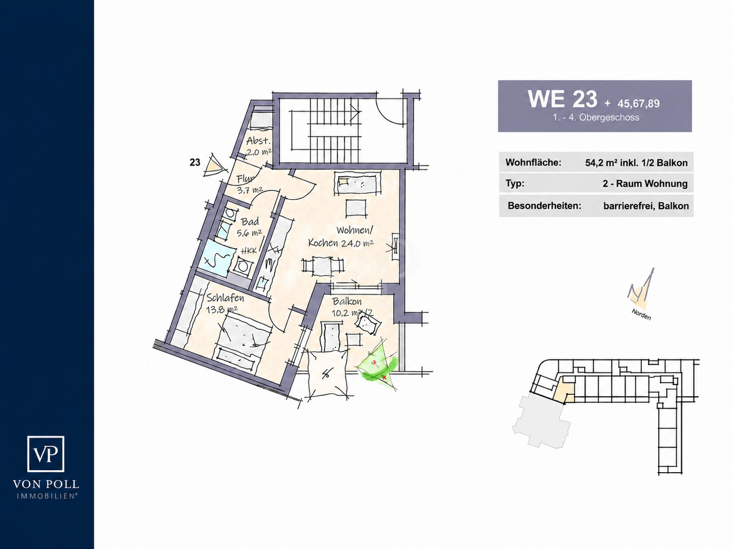 Grundriss WE 23