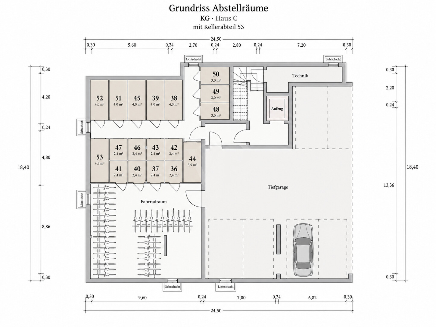 Grundriss Kellerabteil 53