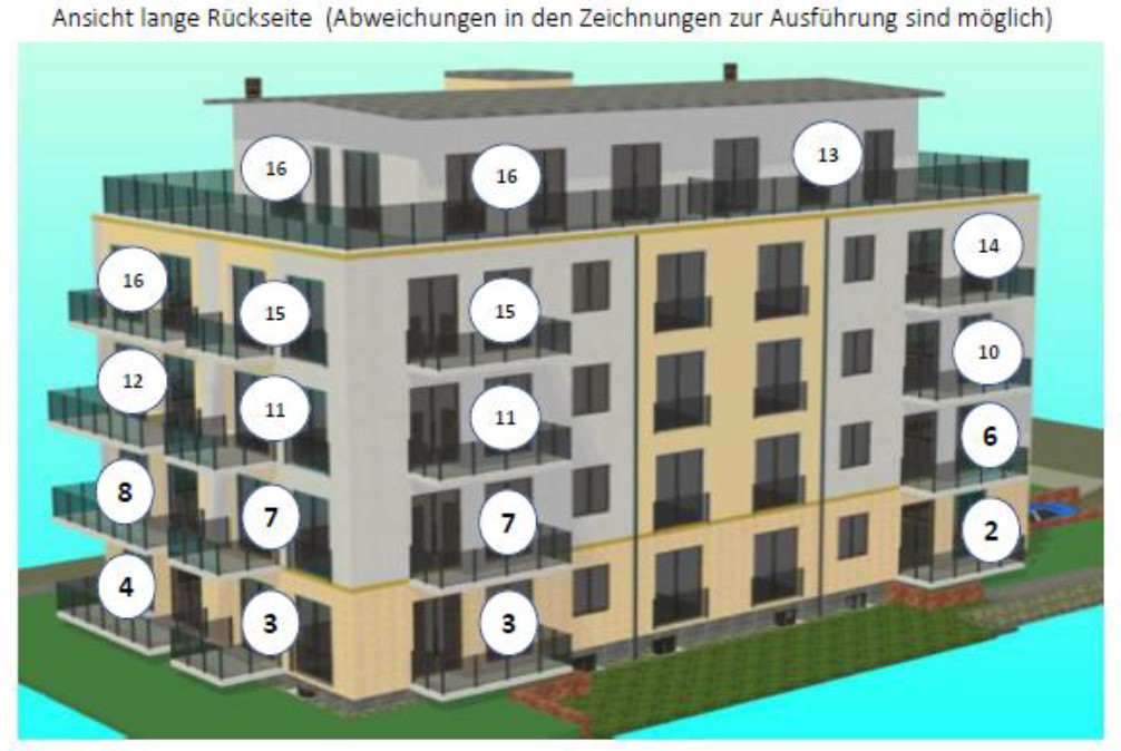 Ansicht lange Rückseite
