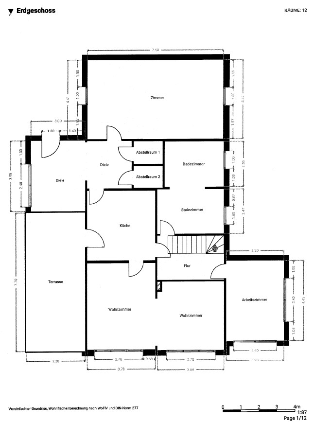 Grundriss Erdgeschoss Grundriss Erdgeschoss
