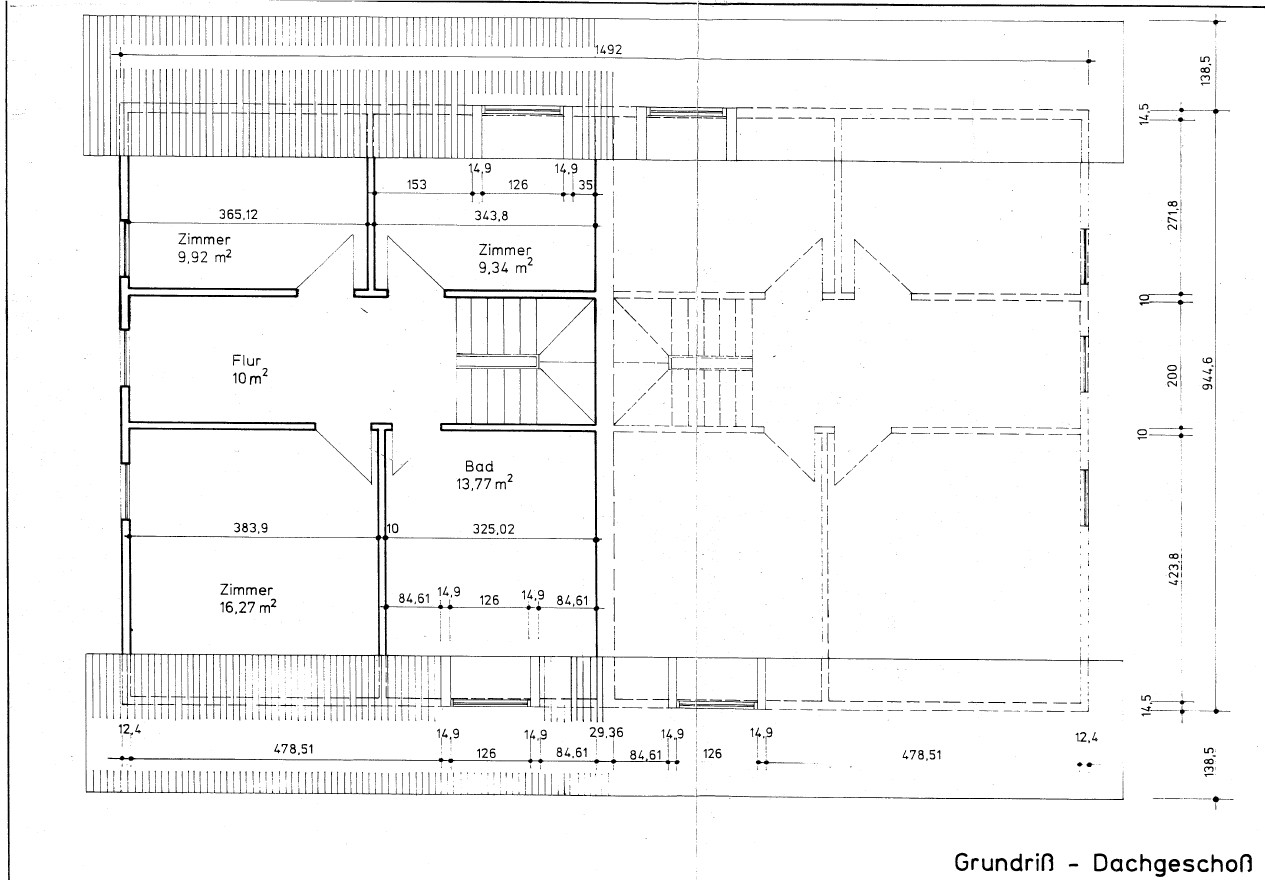 Grundriss Dachgeschoss