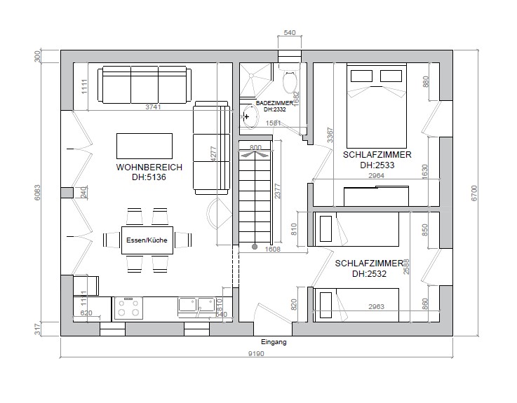 Grundriss Erdgeschoss