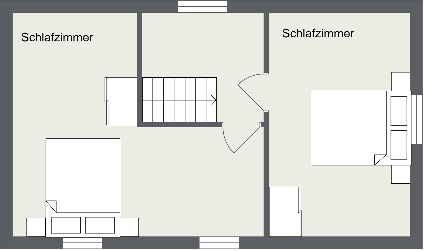 Grundriss Dachgeschoss rechts