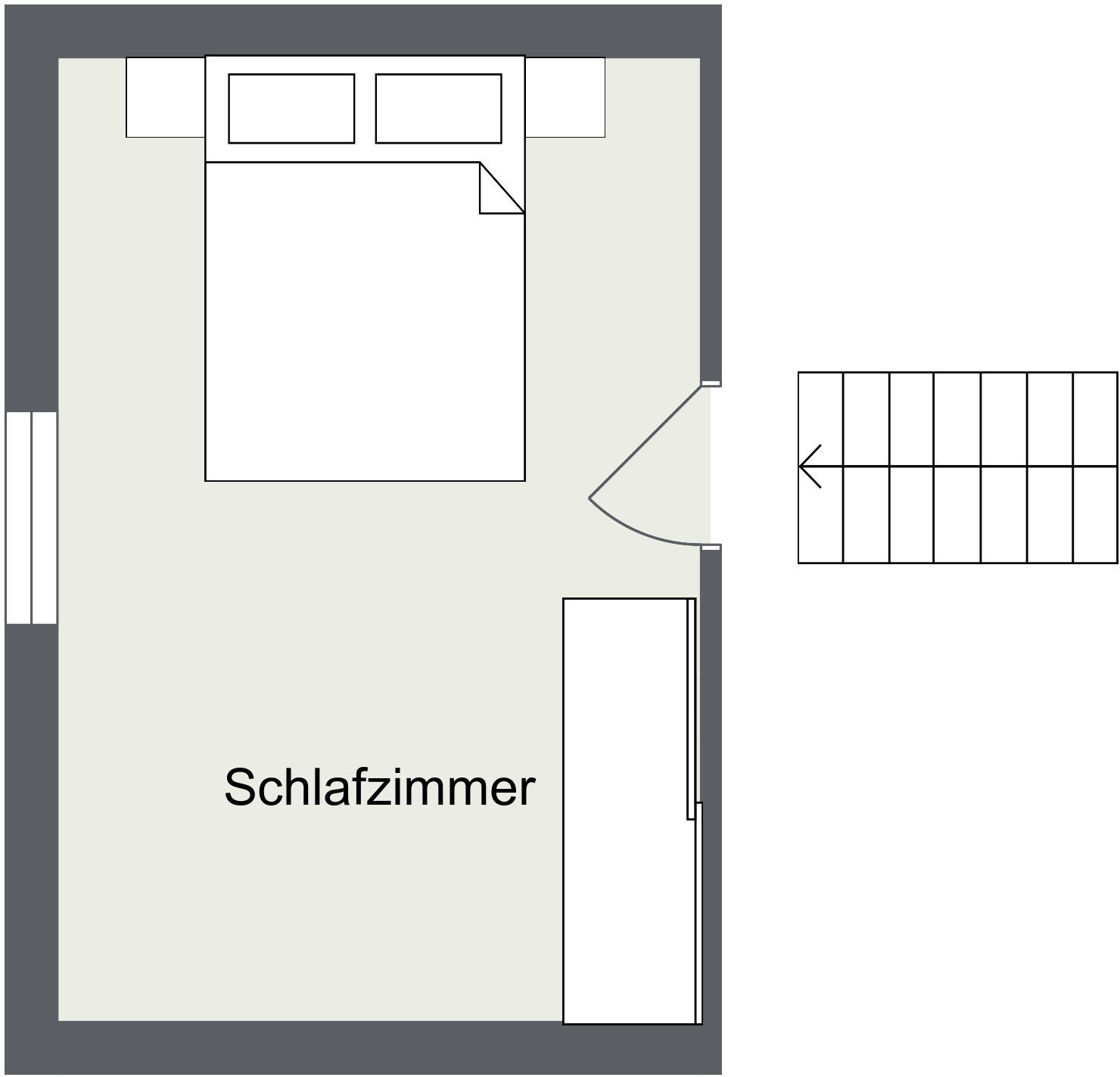 Grundriss Dachgeschoss links