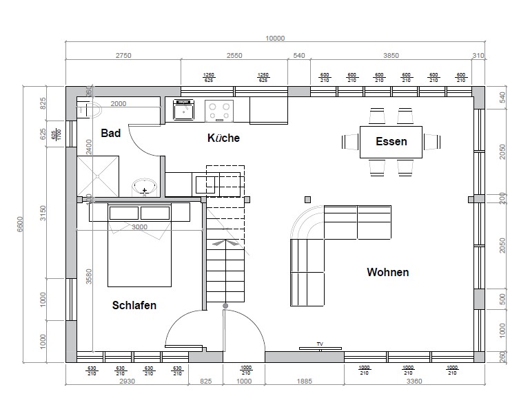 Grundriss Erdgeschoss