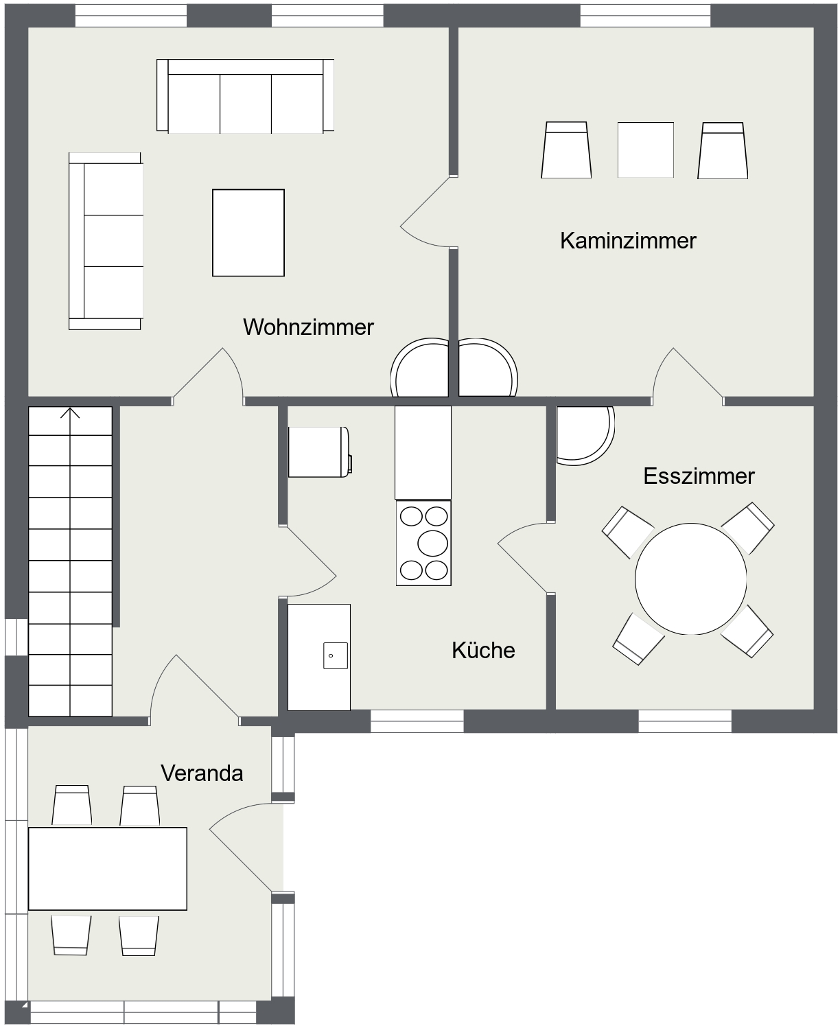 Grundriss Erdgeschoss