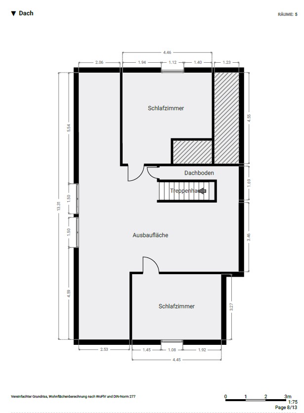 Grundriss Dachgeschoss
