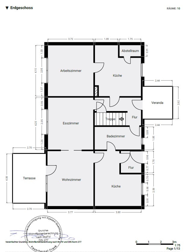 Grundriss Erdgeschoss
