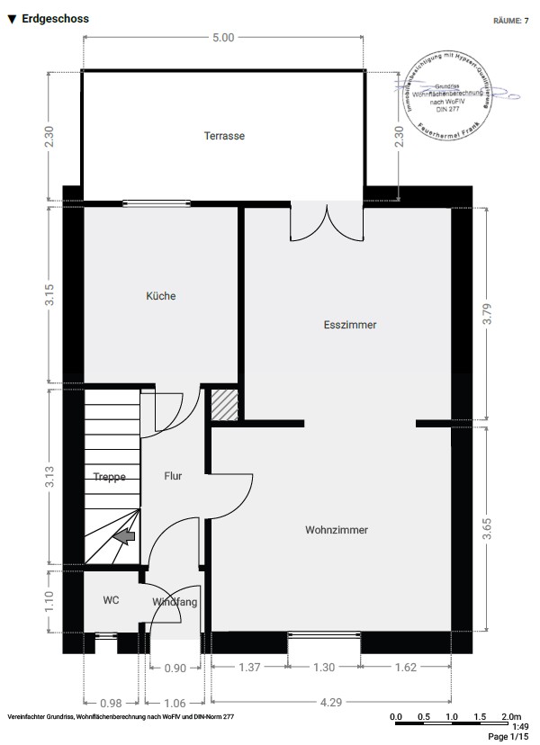 Grundriss Erdgeschoss