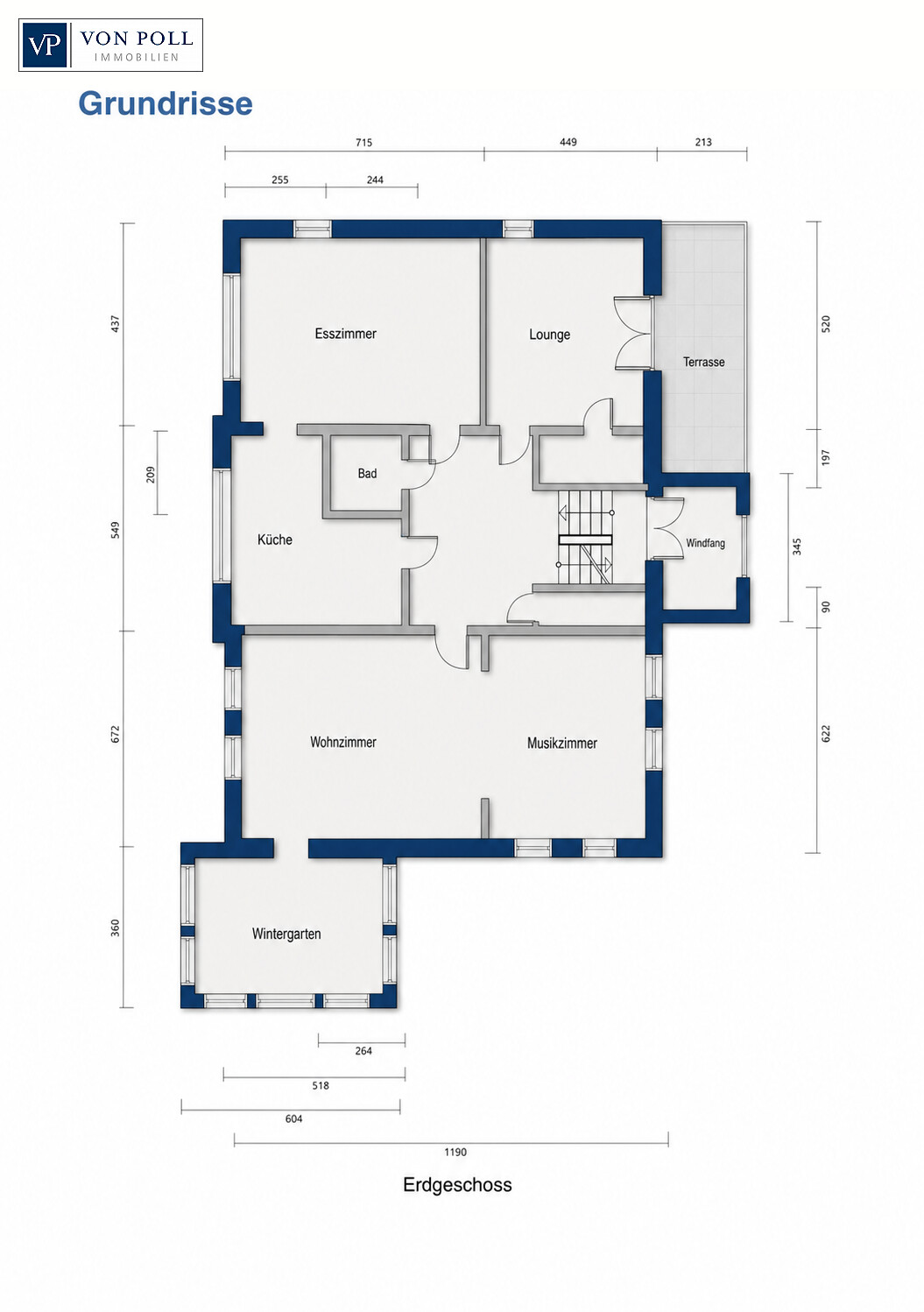 Grundriss EG Strasburg Rothemühler Str