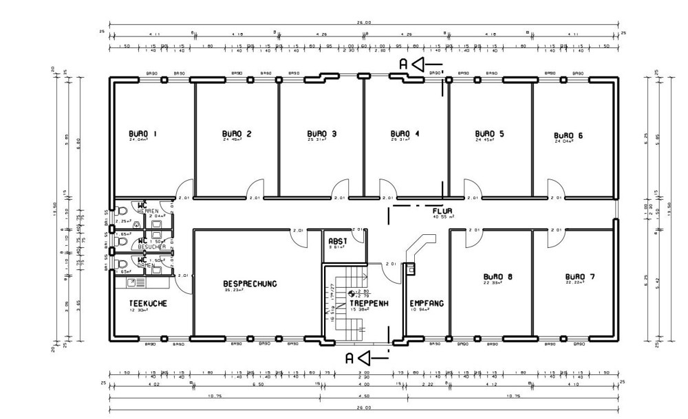 Grundrissbeispiel 1.OG