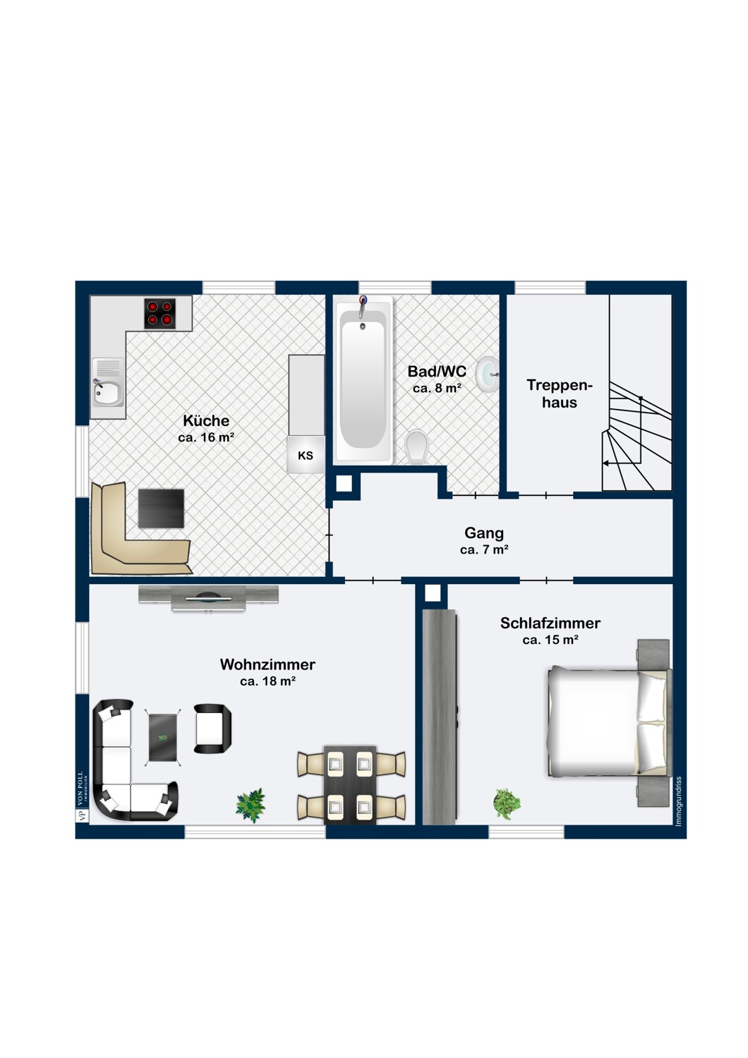 Grundriss Obergeschoss