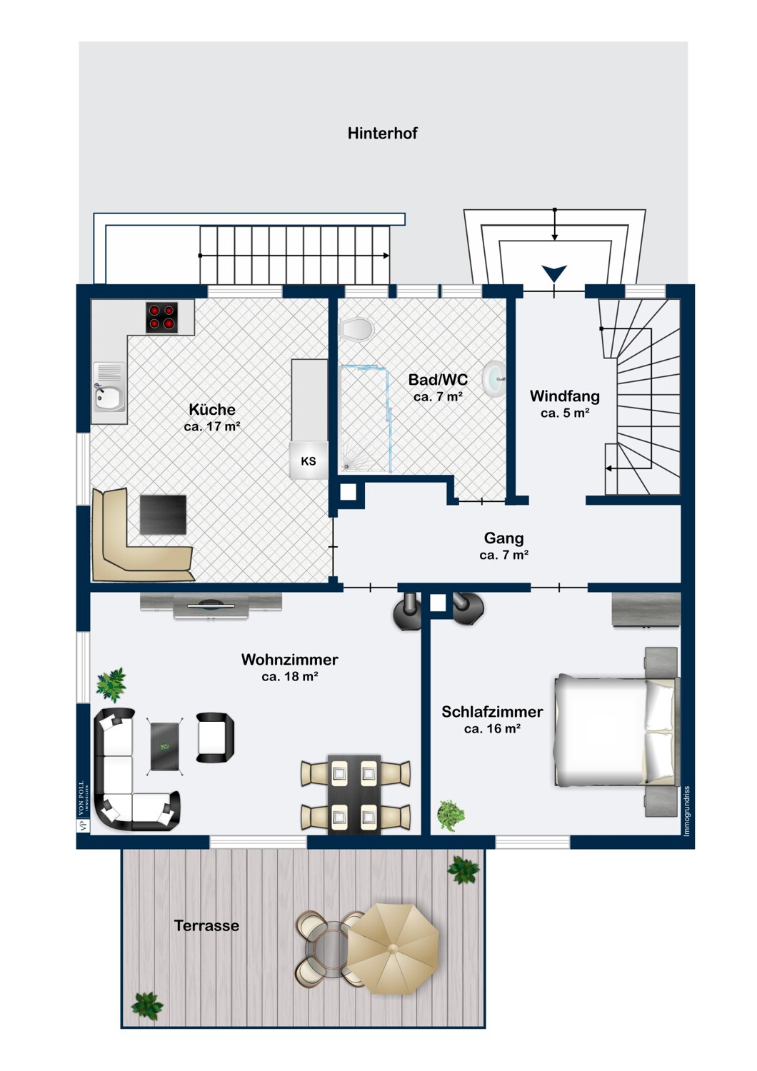 Grundriss Erdgeschoss