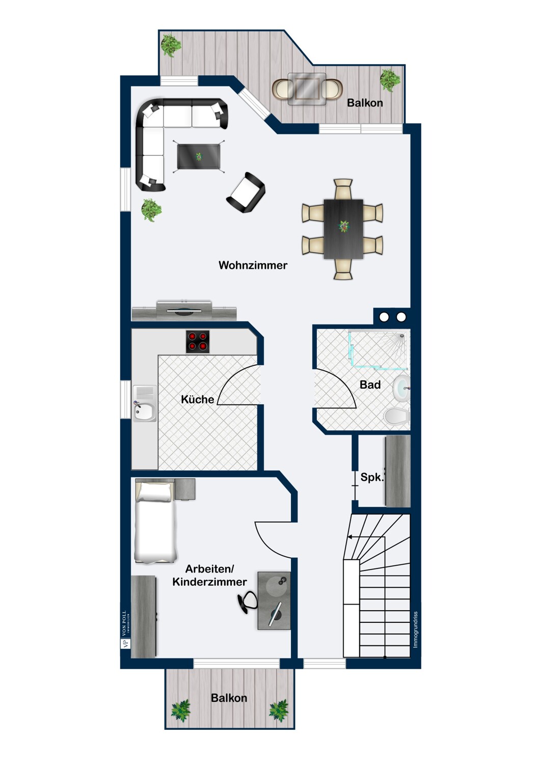 Grundriss Obergeschoss