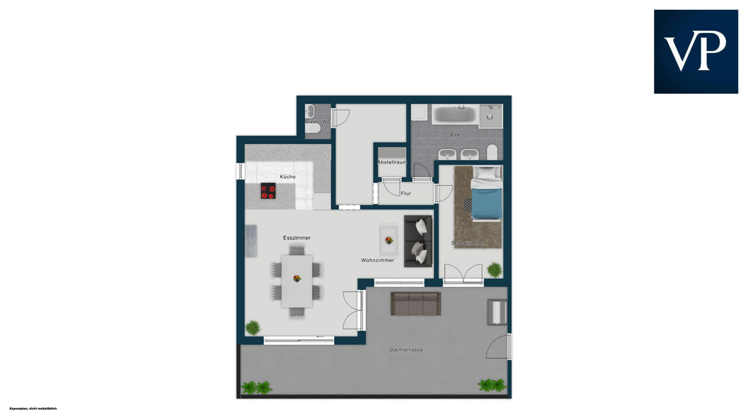 Grundriss 1 Obergeschoss