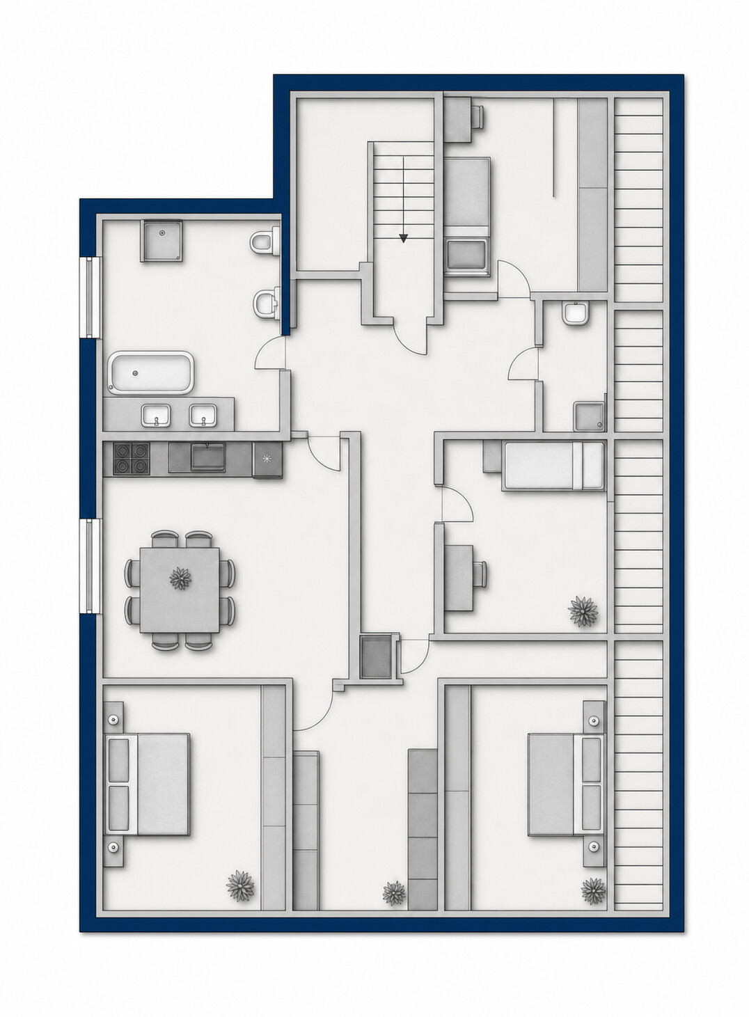 Grundriss Obergeschoss