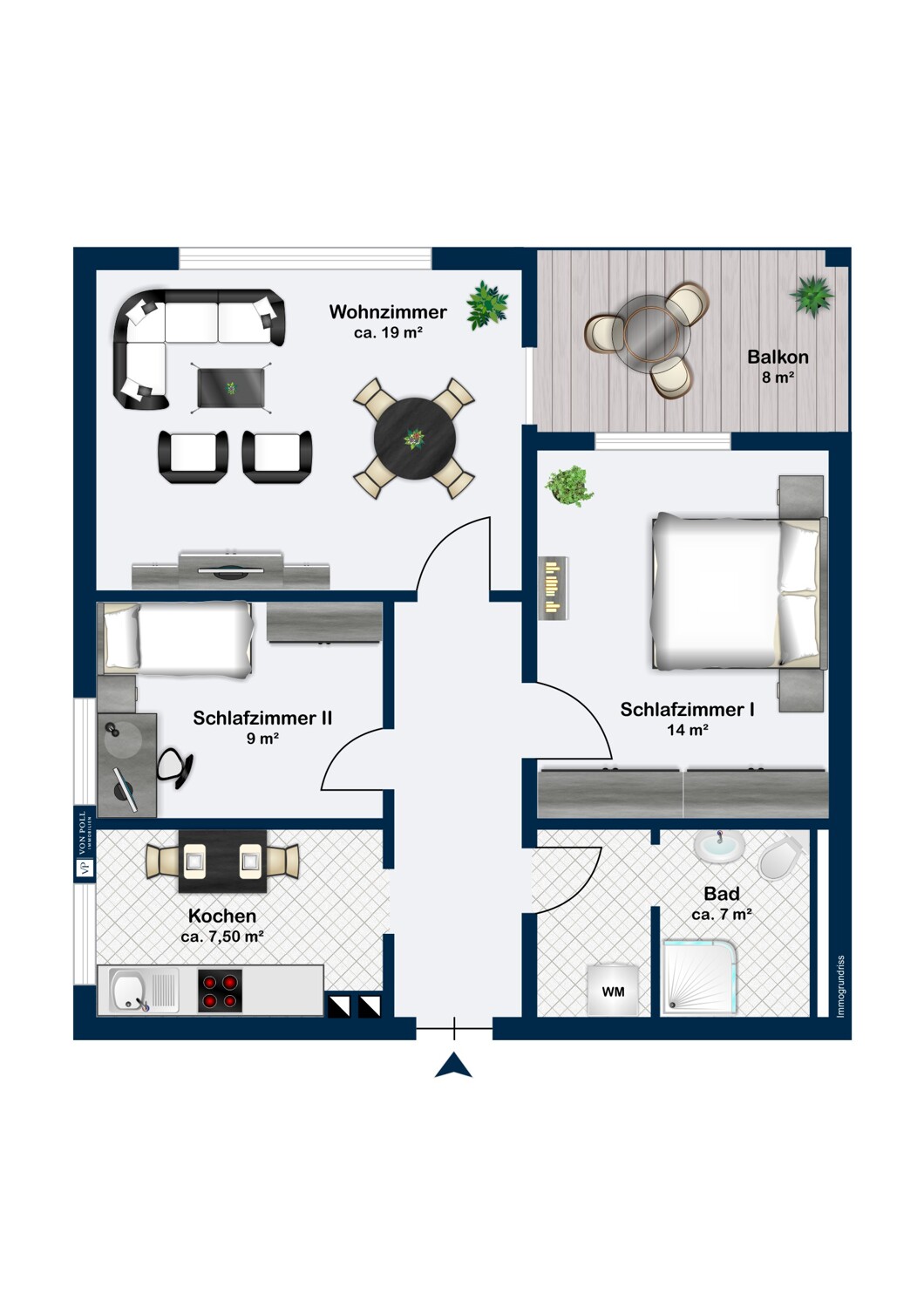 GRUNDRISS | WOHNUNG II