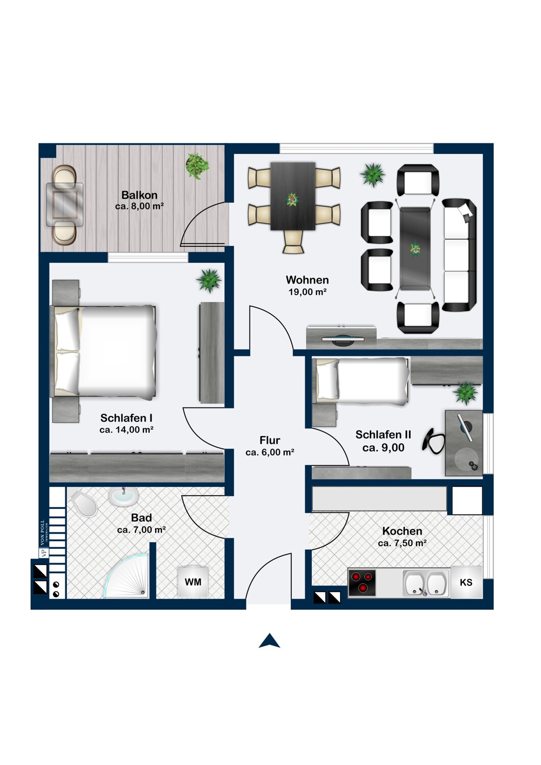 GRUNDRISS | WOHNUNG I