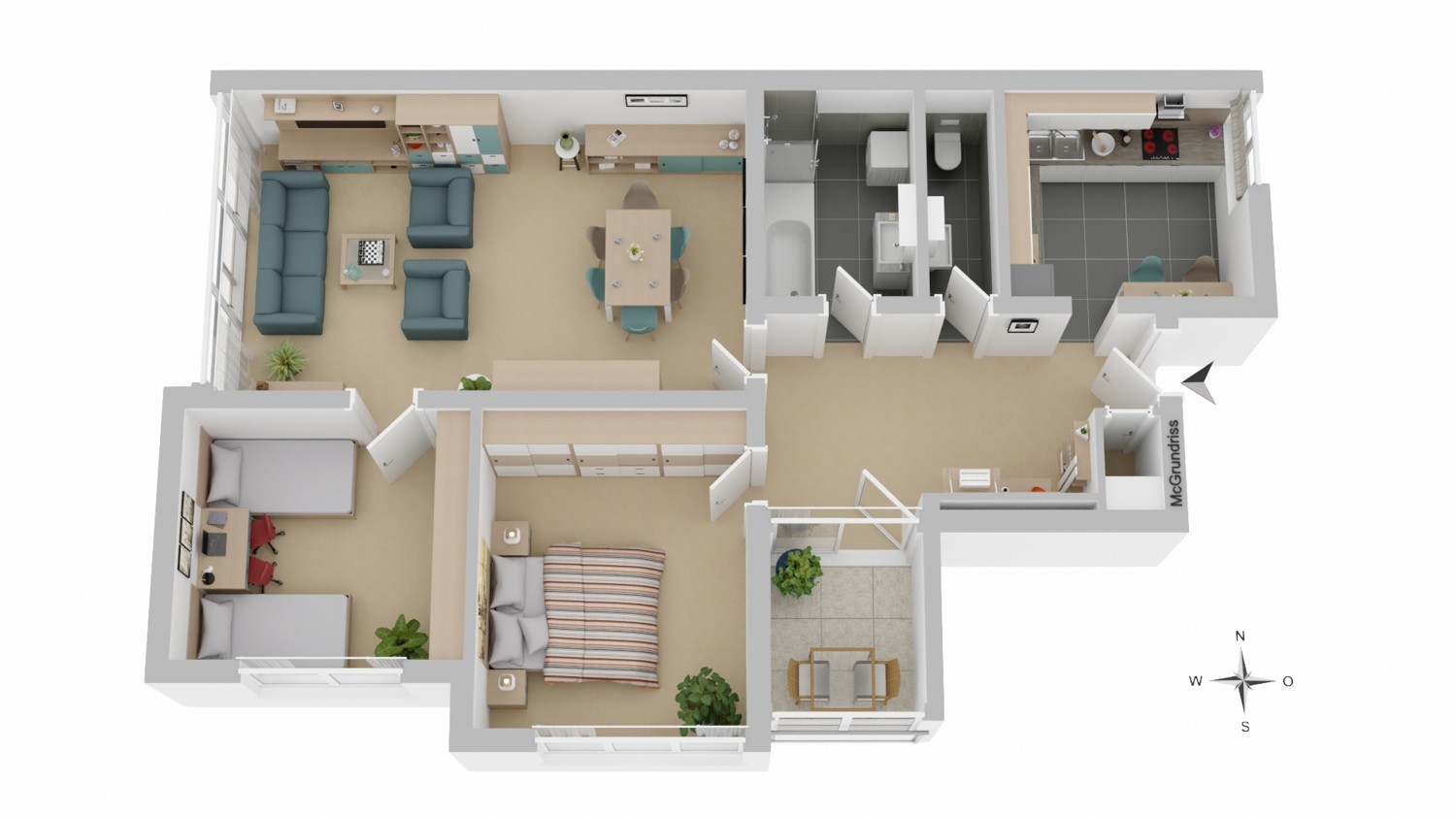 Gepflegte 3-Zimmer-Wohnung mit TG-Stellplatz in Ulm-Wiblingen Gepflegte 3-Zimmer-Wohnung mit TG-Stellplatz in Ulm-Wiblingen