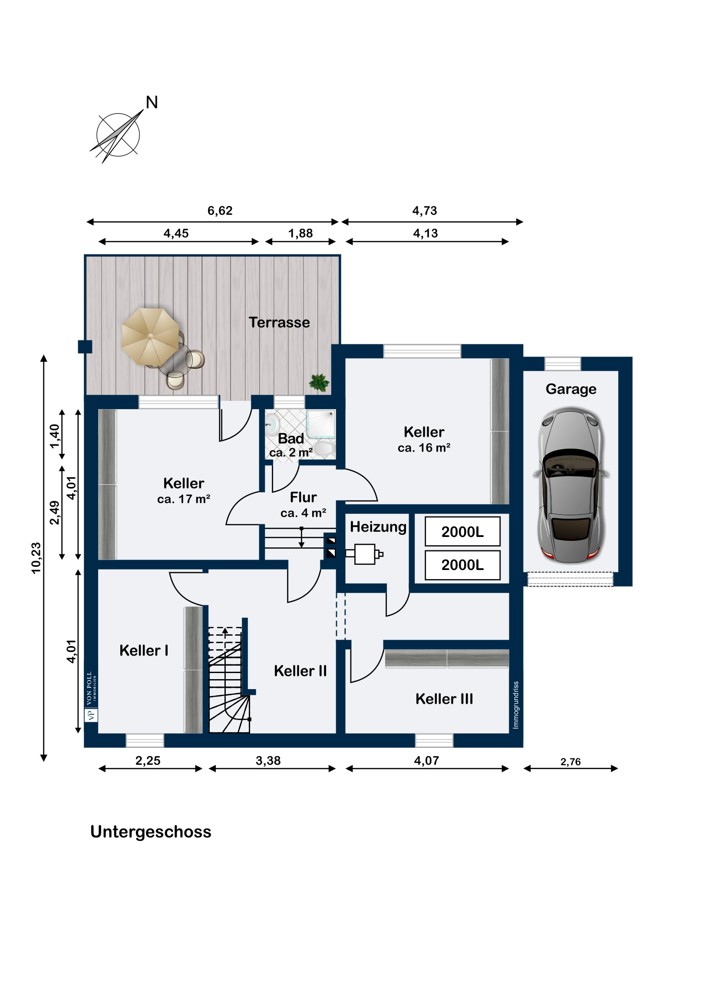 Grundriss Untergeschoss Grundriss Untergeschoss