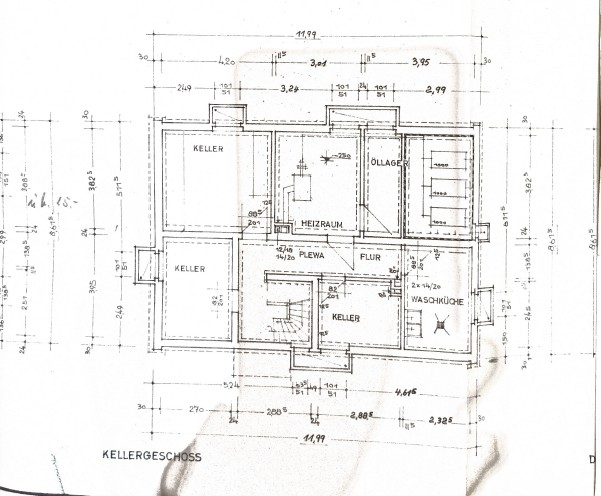 Grundriss Kellergeschoss