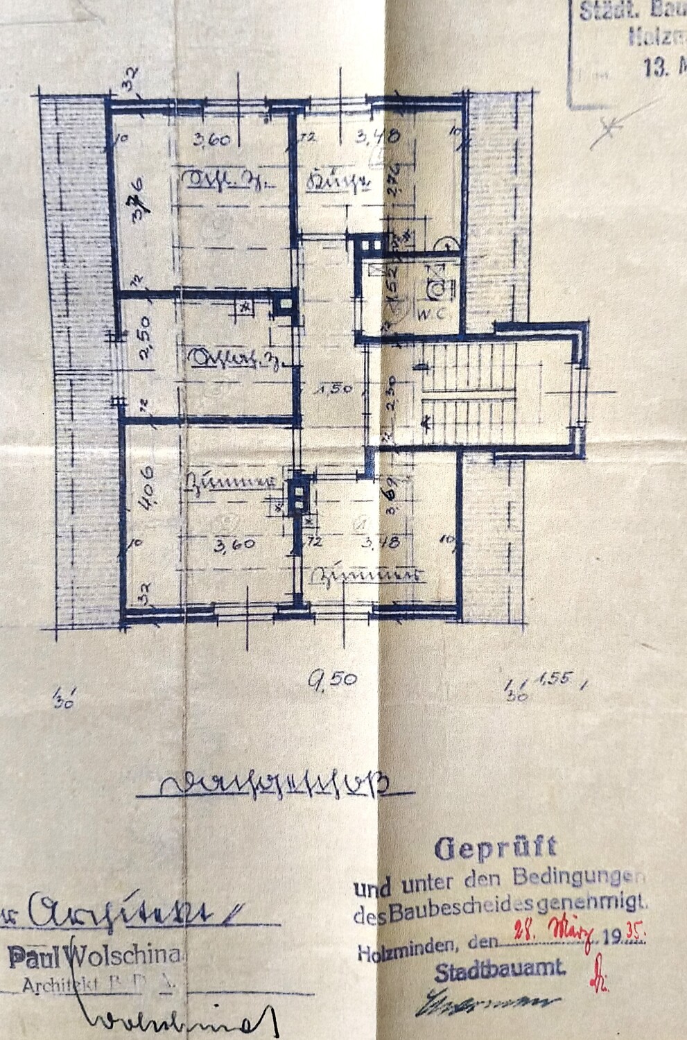 Grundriss Dachgeschoss