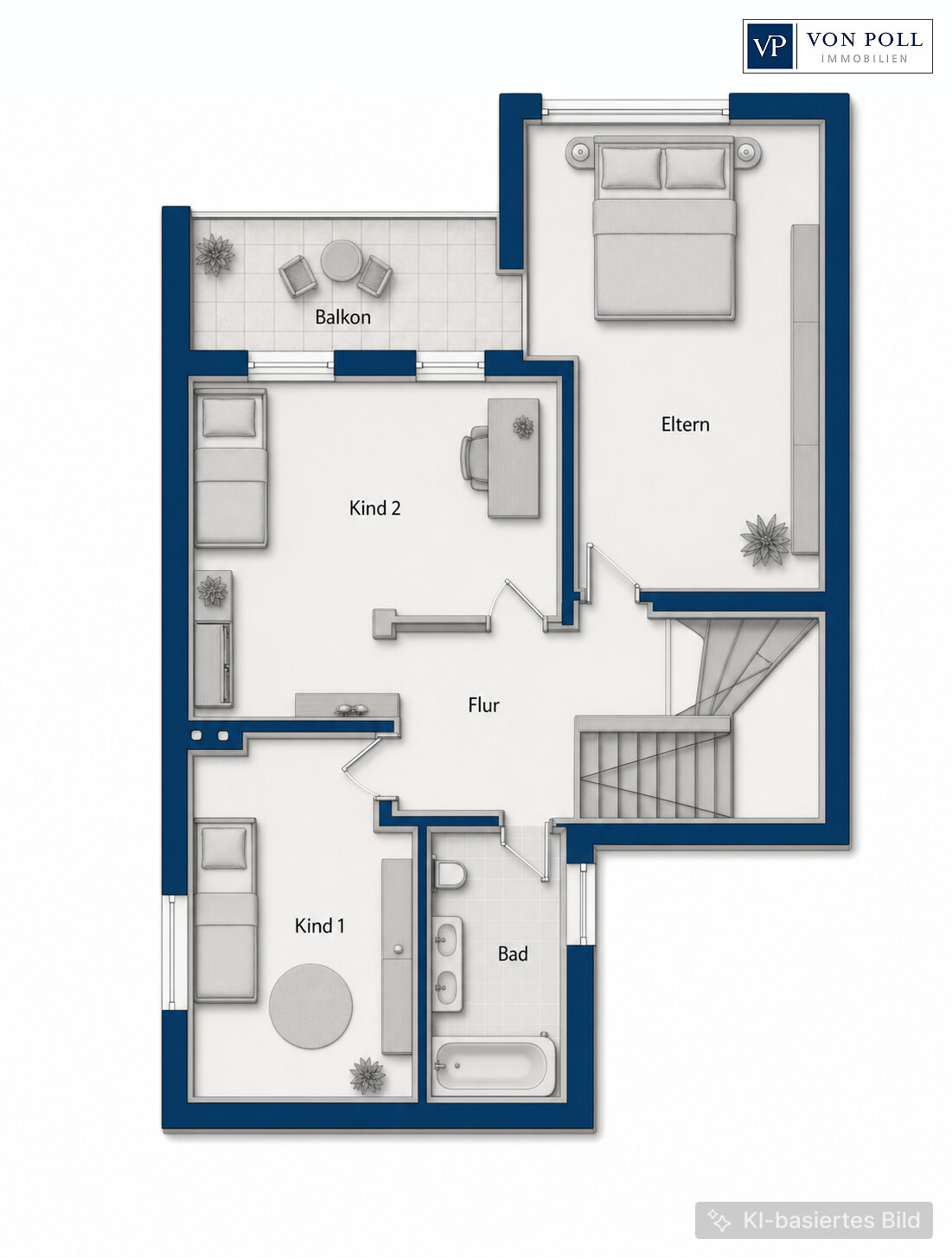 Grundriss Obergeschoss