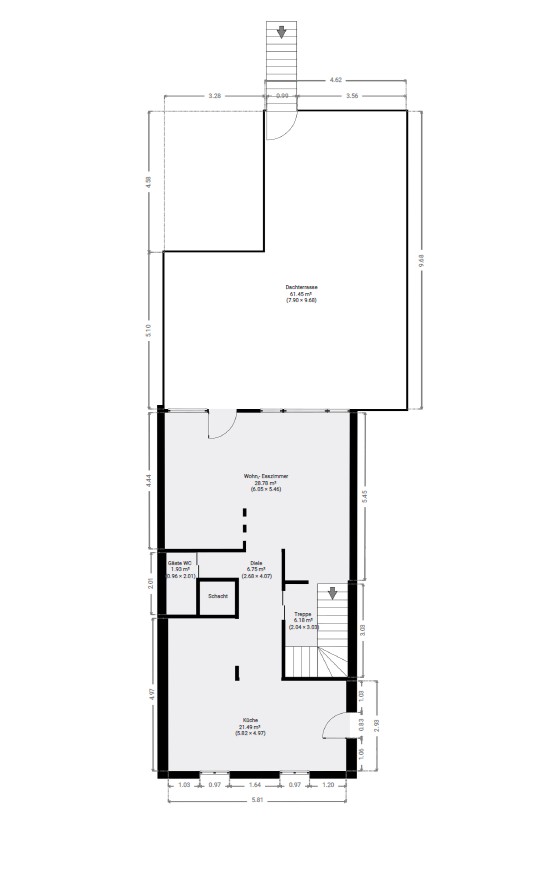 Grundriss Obergeschoss
