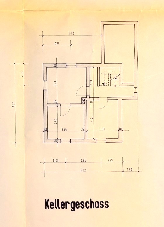 Grundriss Kellergeschoss