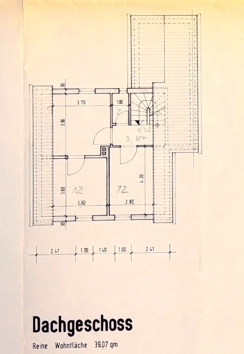 Grundriss Dachgeschoss