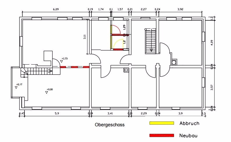 Grundriss Obergeschoss