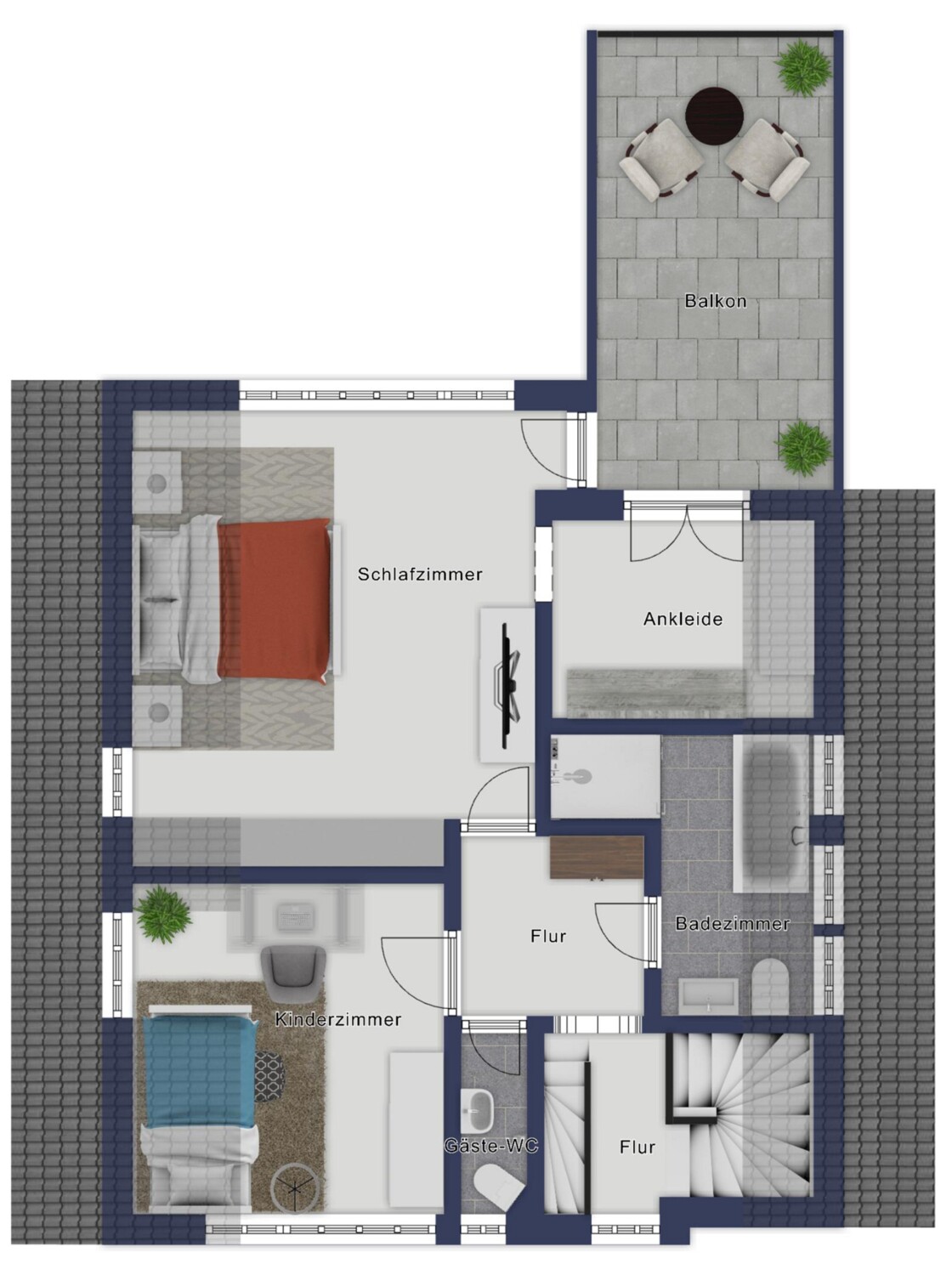 Grundriss Dachgeschoss