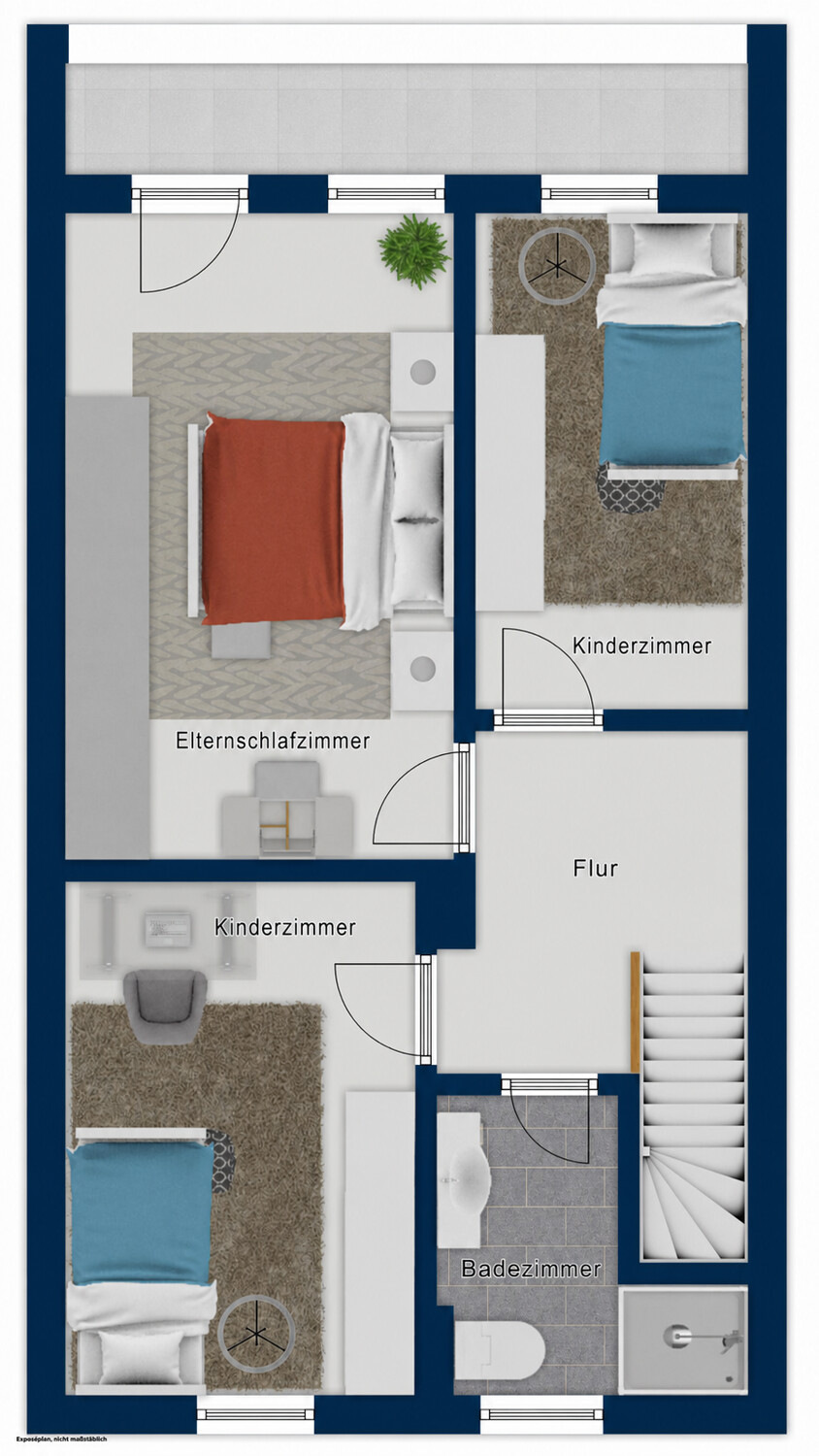 Grundriss Obergeschoss