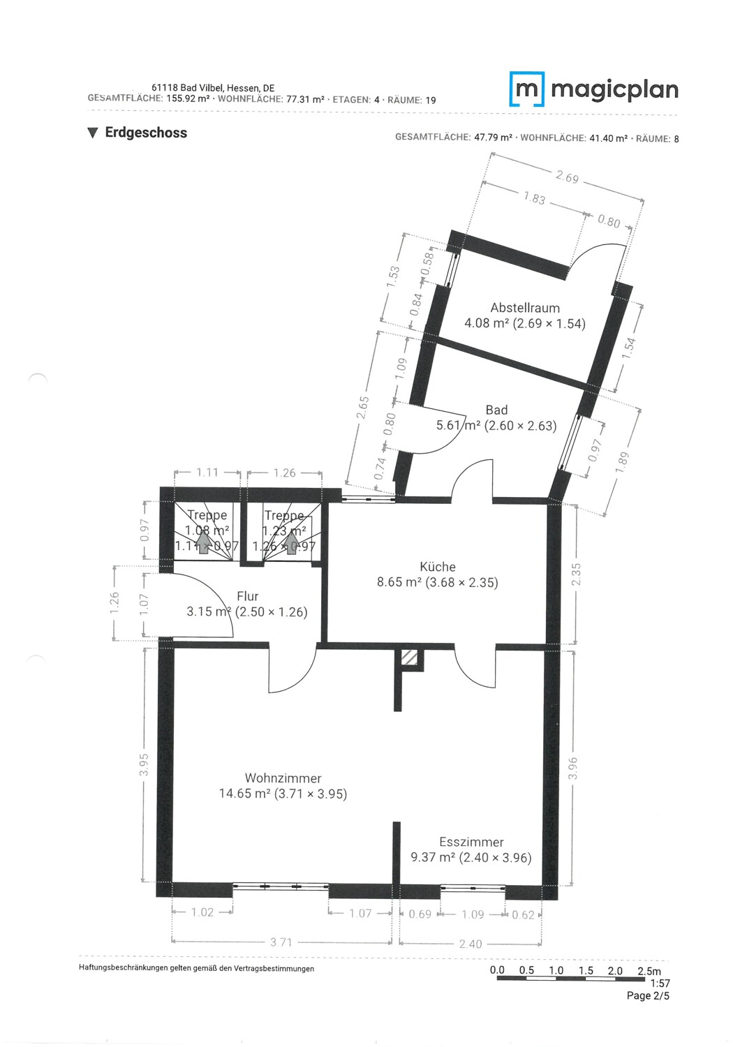 Historisches Einfamilienhaus, saniert. Ruhige Bestlage Bad Vilbel.